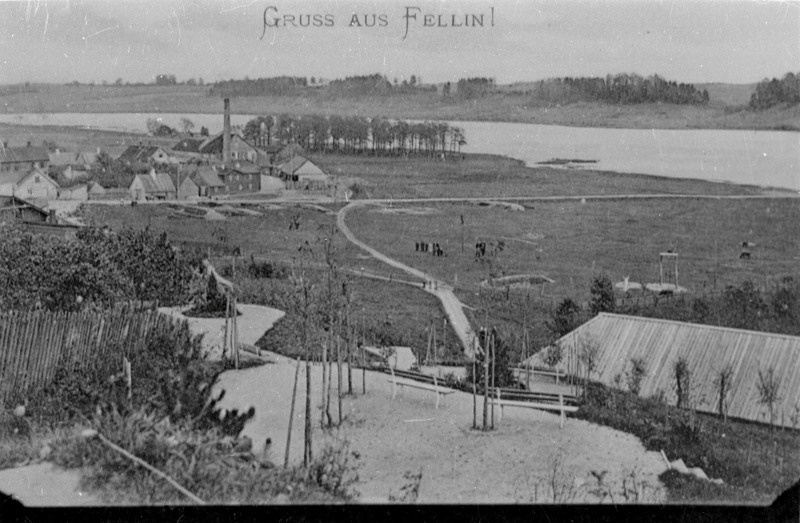 negatiiv, koopia fotost, Viljandi, järv, harjutusväljak