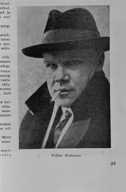 negatiiv, koopia fotost, Villem Ormisson, rinnaportree