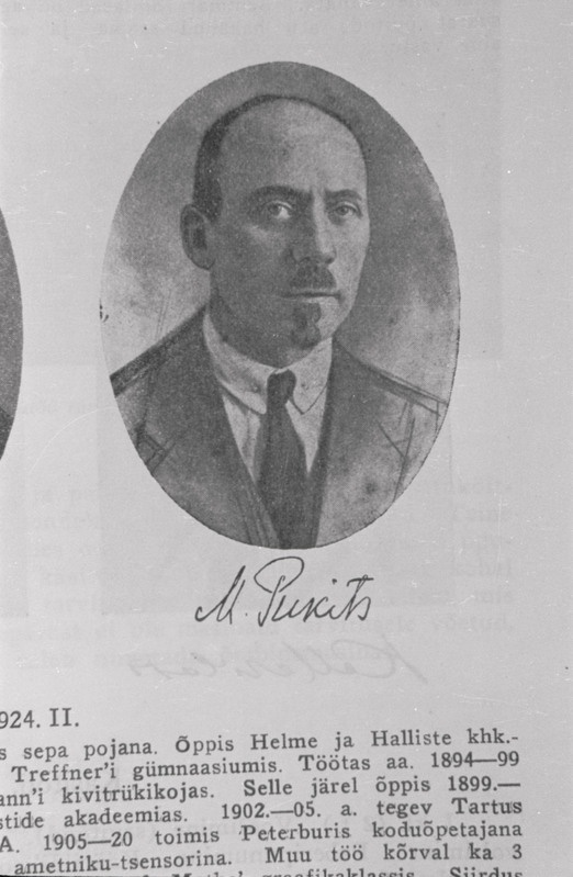 negatiiv, koopia fotost, Mart Pukits (Voorusleid), rinnaportree