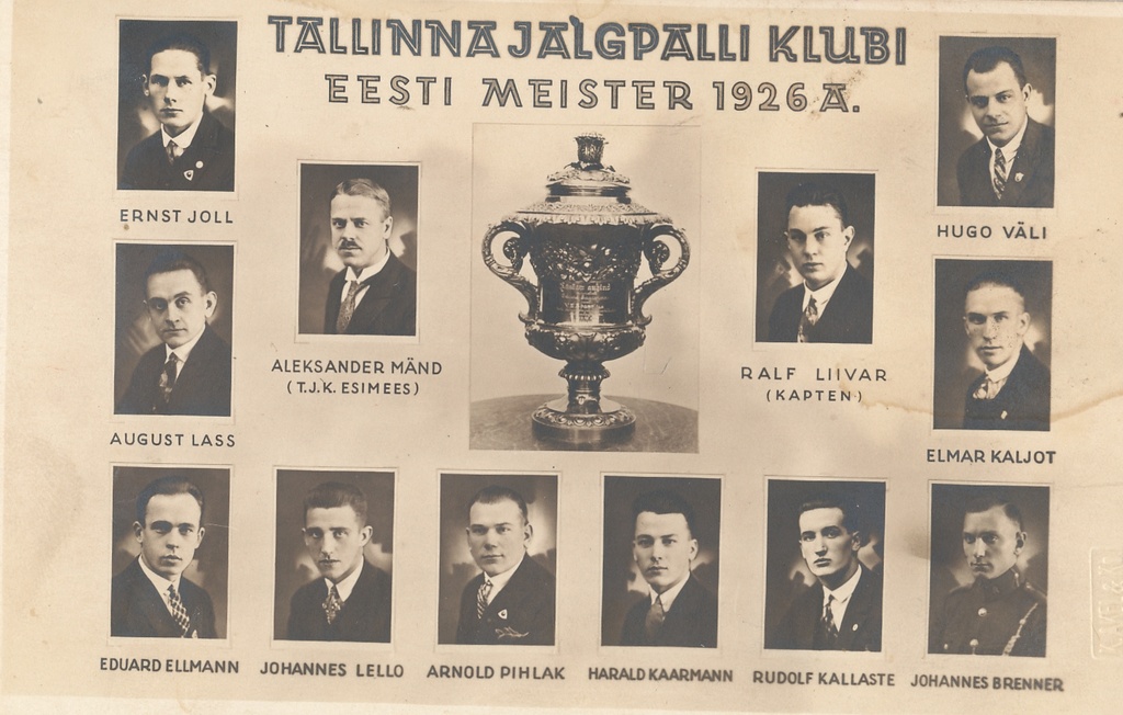 Tallinna Jalgpalliklubi - Eesti meister
