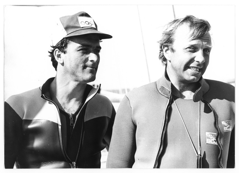 XXII Moskva suveolümpiamängude purjeregatt Tallinnas 1980, purjetajad Lars Sigurd Björkström ja Alexandre Welter