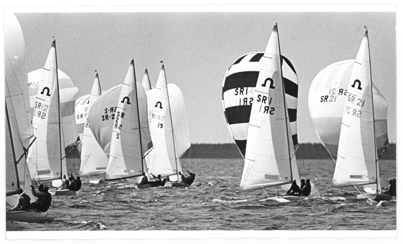 XXII Moskva suveolümpiamängude purjeregatt Tallinnas 1980, purjeklass "Soling" jahid merel
