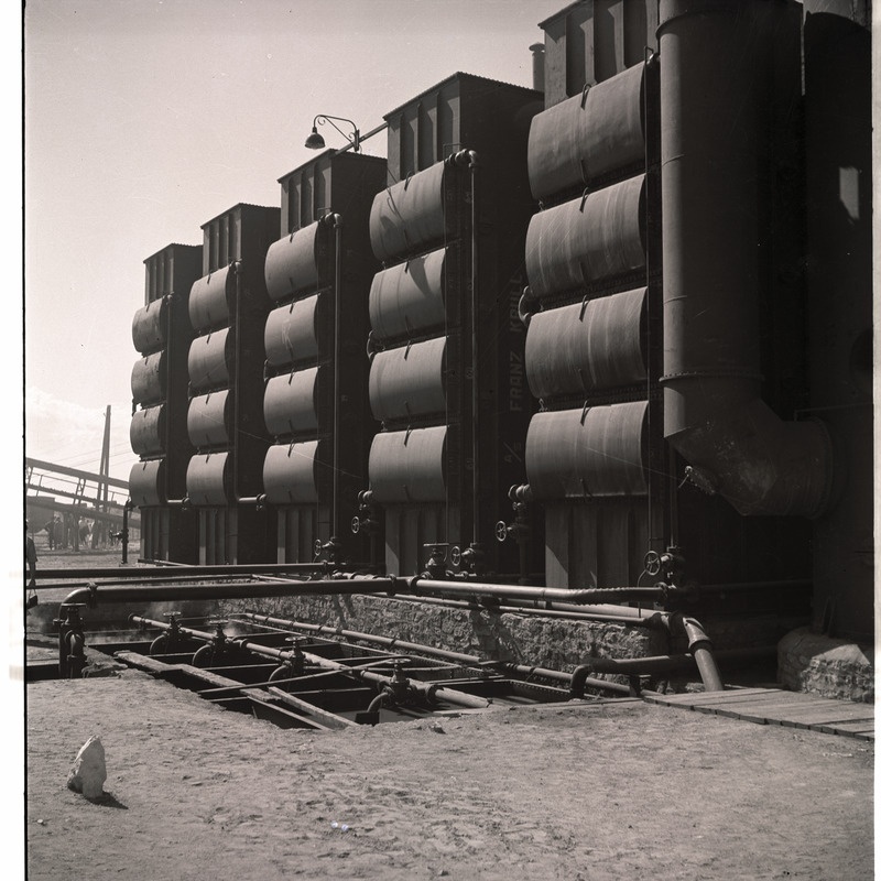 Kiviõli, vaade põlevkivitööstusele.