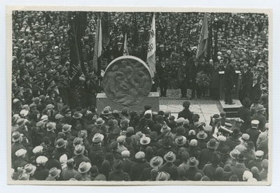 Tallinn, 1905. aasta 16. oktoobri ohvrite mälestussamba avamine.  duplicate photo