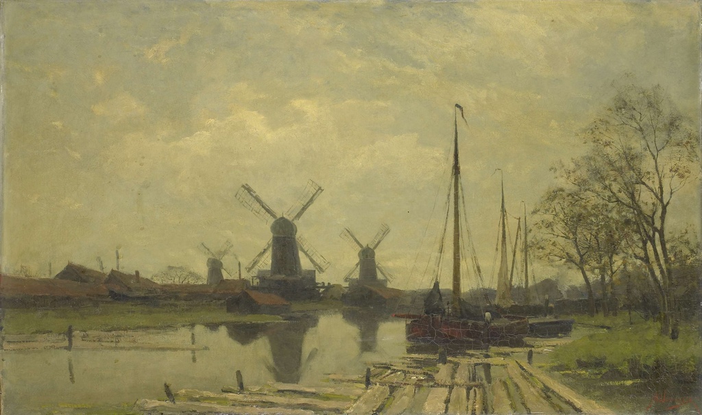 Waterway near the Baarsjes, Amsterdam -