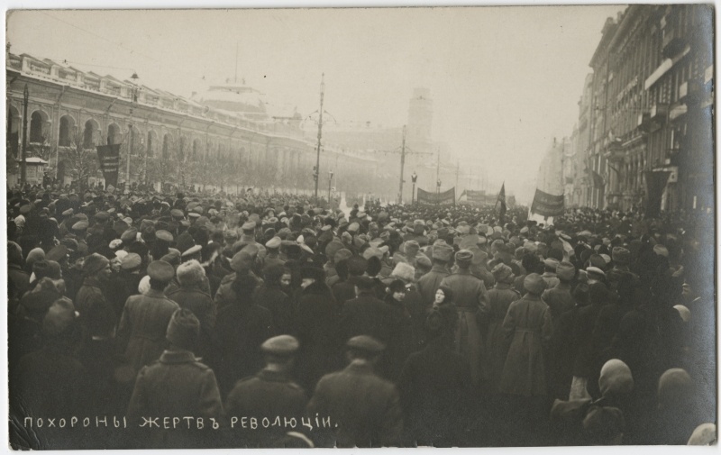 Veebruarirevolutsioon Peterburis - rongkäik
