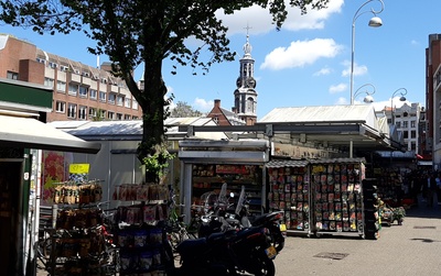 Nederland, Amsterdam, Munttoren en omgeving rephoto