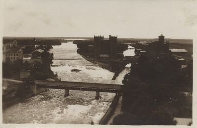 Estonia : Narva Kreenholm vabr. On a small river  duplicate photo