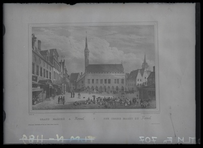 Amont-Bernard-Bichebois-Avanzo, der Grosse Markt zu Reval, lito.  duplicate photo