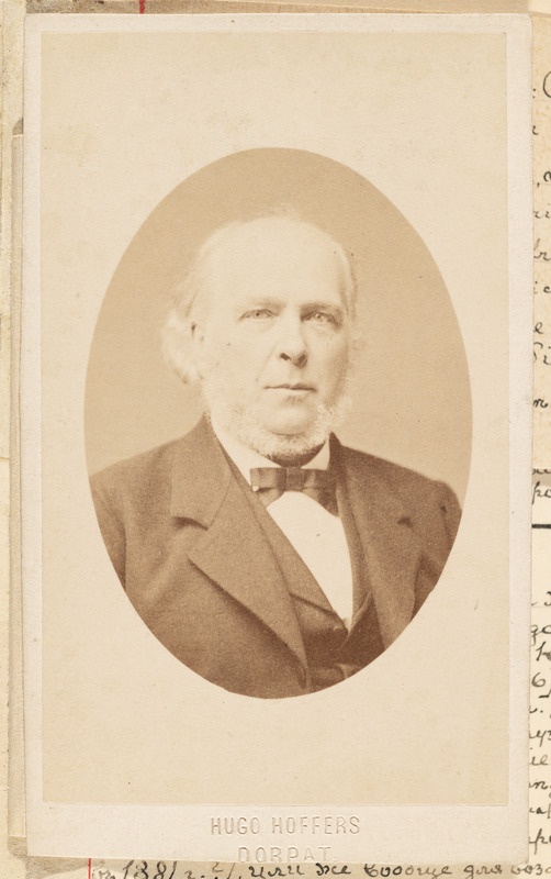 Prof. Alexander v. Oettingen (1827-1905)