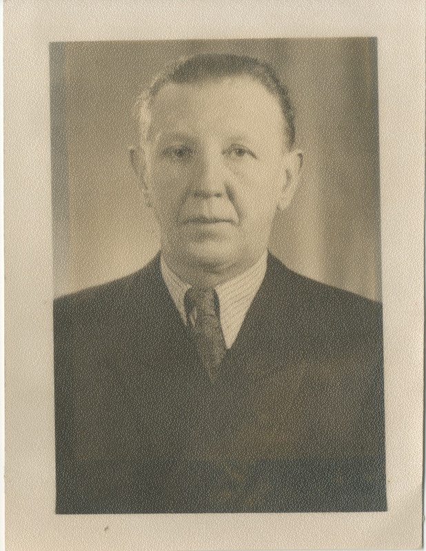 Foto. Johannes Holm, Pärnu Masinatehase tööline.