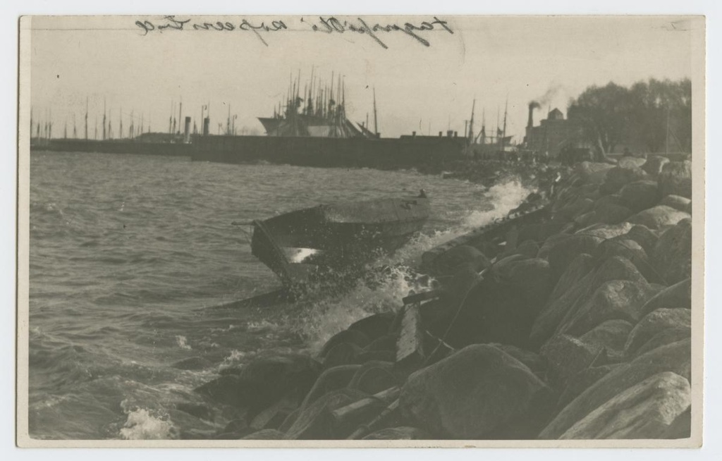 Vaade Tallinna sadamale ja laevadele.
23.09.1908