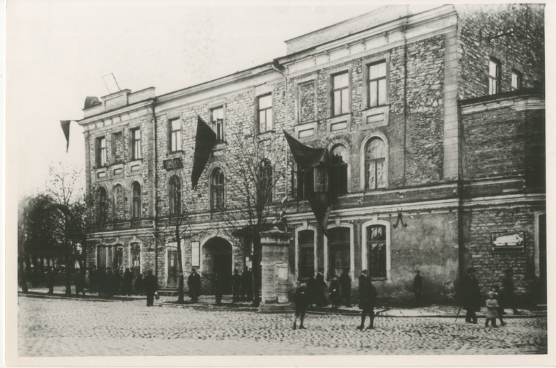 Fotokoopia. Maja Tallinnas, Suur-Karja 18, kus asus 1917-1921 "Tööliste maja".