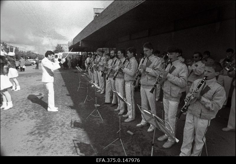 Balti riikide puhkpilliorkestrite kontsert Pärnus.