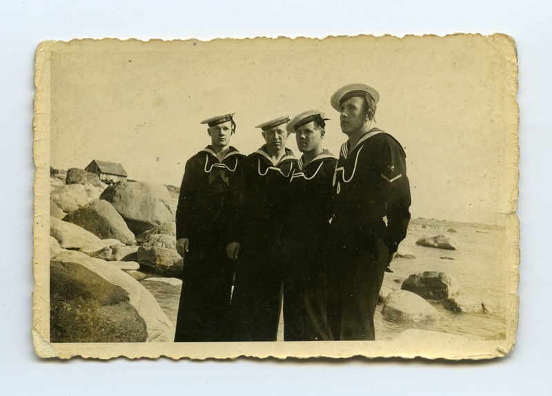 Madrused Mohni saarel: (vasakult) Grenlund, ?, Metsa, Oja