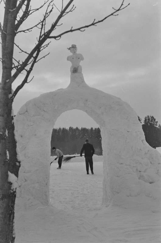 Suusavõistlused Otepääl, Käärikul. Veebruar 1958. a.