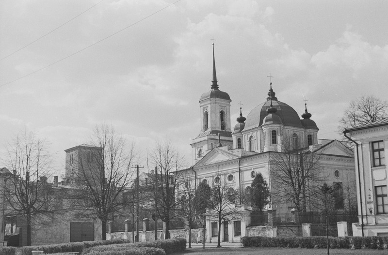 Tartu linna vaated. Tähetorn, N. Pirogovi ausammas, pioneeridemaja. 1960. a.