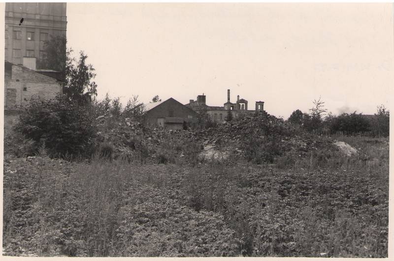 Foto. Pepleri tänav Tartus, maja nr 15 ase, kus elas Fr. R. Kreutzwald.