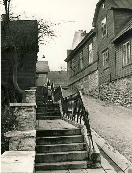 Rakvere, trepp Sauna tänaval