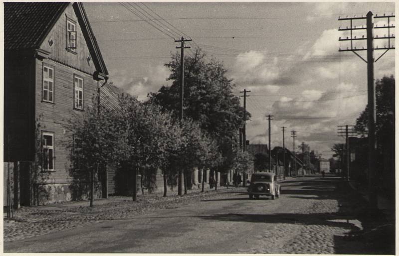 Foto. Fr. R. Kreutzwaldi tänav Võrus.