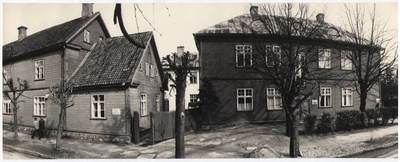 Foto. Vaade Võru linnahaiglale. 1970.  duplicate photo