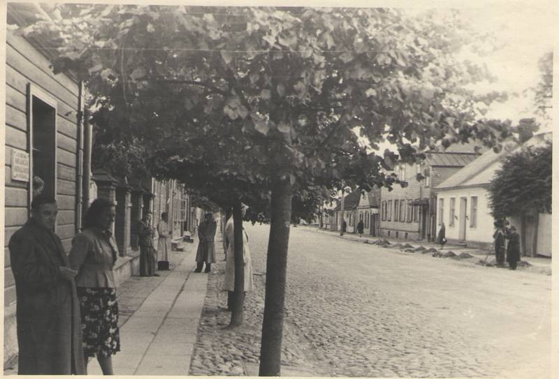 Foto. Fr. R. Kreutzwaldi tänav Võrus.
