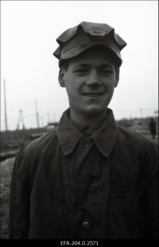 Käva-2 kaevanduse eesrindlik brigadir Boris Paršnjov.