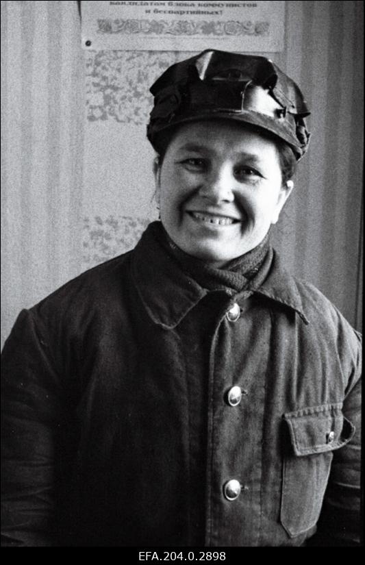 Käva-2 kaevanduse eesrindlik tööline S. Rogosin.