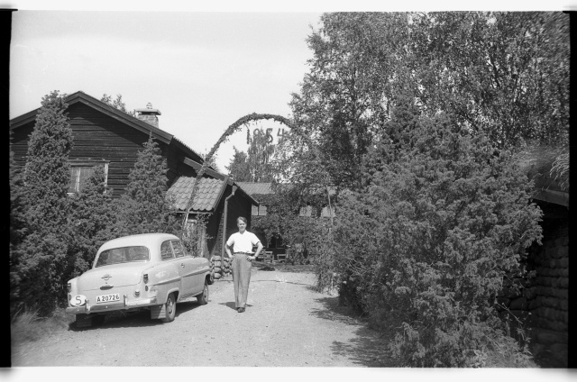 Hans Teetlaus ja Gunvor Brandin Rootsis reisimas