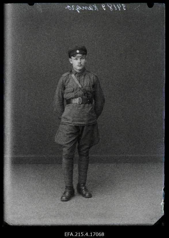 Sõjaväelane Paul Kangro.