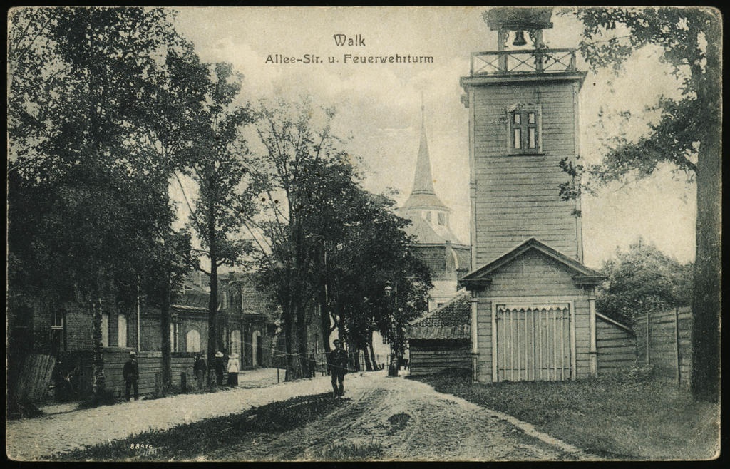 Allee tänav. Tuletõrjetorn