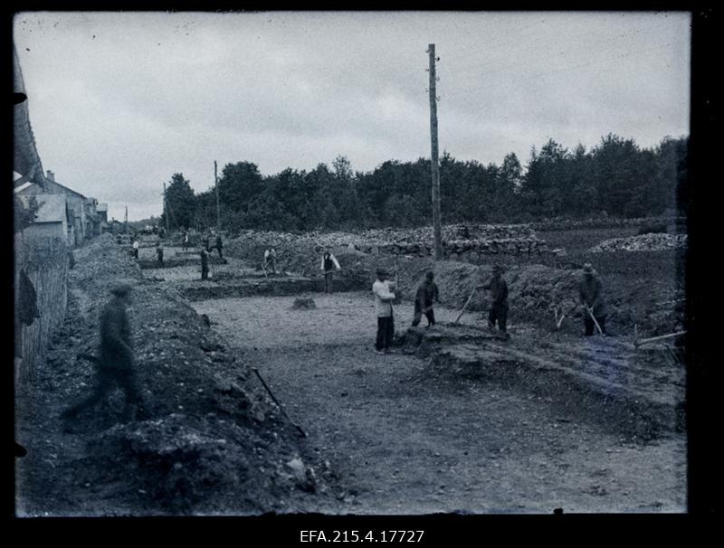 Vilijandi-Pärnu maantee kiviteeks ehitamine Viljandi linna piires, (foto tellija Wildfluss).