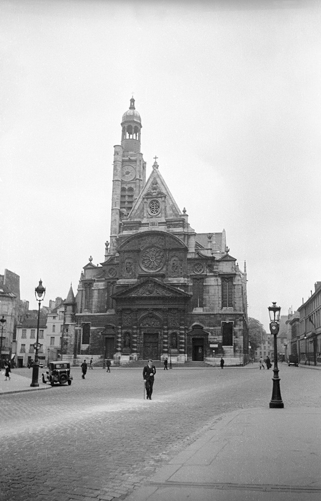 The Church of Saint-Étienne-du-Mont, Paris, France