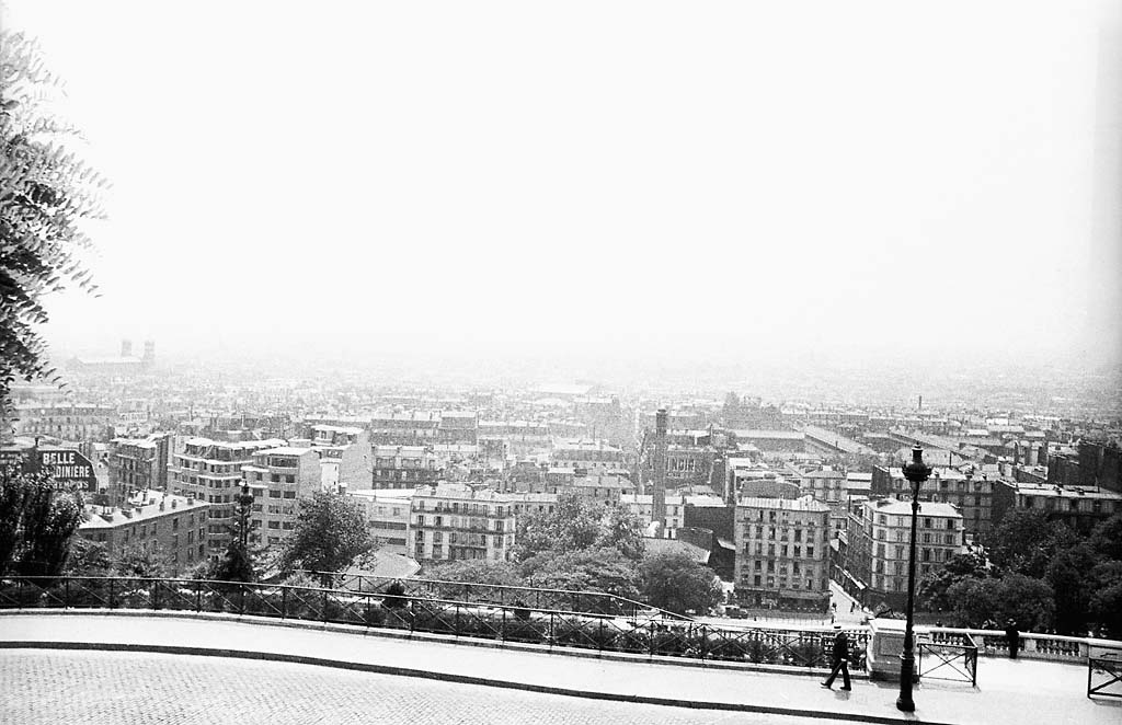 View of Paris from Montmartre, France
