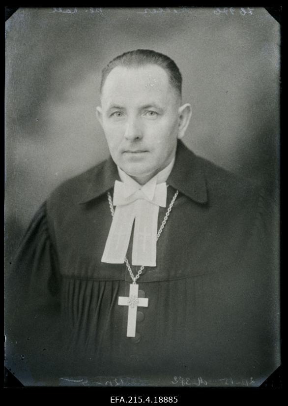 Viljandi Pauluse koguduse õpetaja Julius Keller.