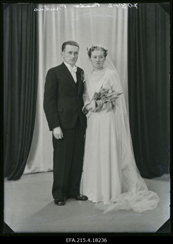 Noorpaar, Paul Prutus abikaasaga.
