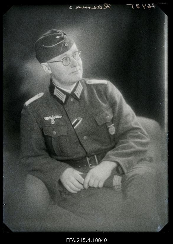 Saksa sõjaväelane Werner Rasmus.