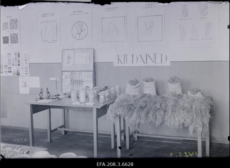 Eksponaate Paide koolide näituselt.