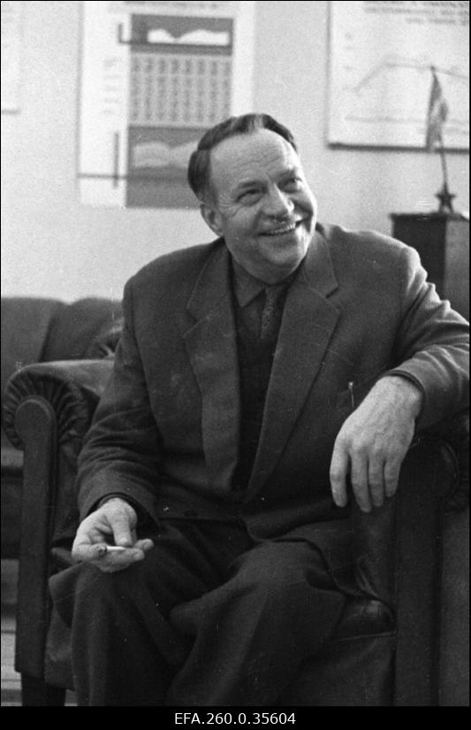 Eesti NSV teeneline zootehnik, Vändra Katsebaasi juhataja Edgar Keevallik.