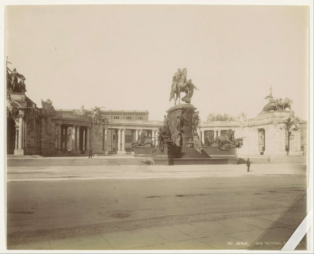 Het keizer Wilhelm monument in Berlijn, Berlin, das National denkmal