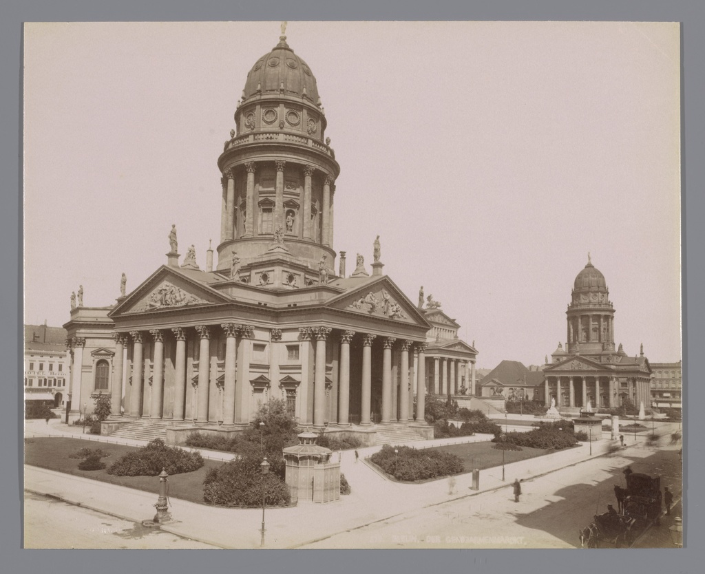 Gezicht op de Gendarmenmarkt in Berlijn, Berlin, Der Gendarmenmarckt