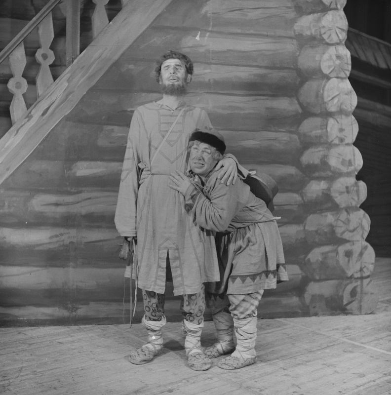 Vürst Igor, Teater Estonia, 1951, osades: Jeroška – Heino Otto, Skula – Artur Linnamägi