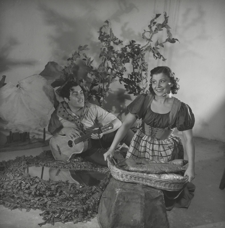Öö Venetsias, Teater Estonia, 1951, osades: Caramello – Heino Otto, Anina – Klaudia Tiidus
