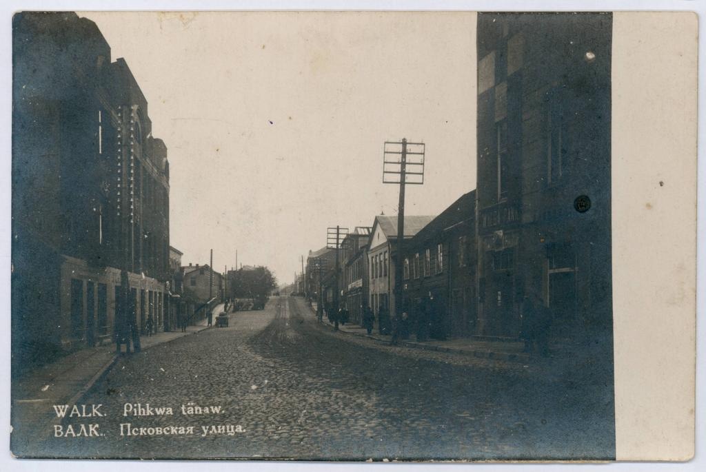 Valga. Pihkva tänav