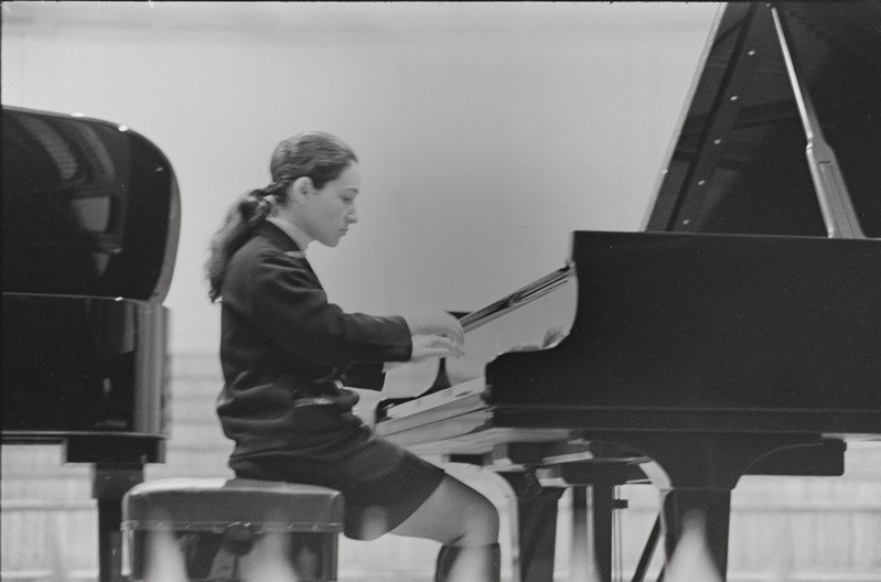 III Üleliiduline pianistide konkurss, Estonia kontserdisaal, 1969, pildil: Raimonda Šeinfeld – õpib Kišinjovi Kunstide Instituudis