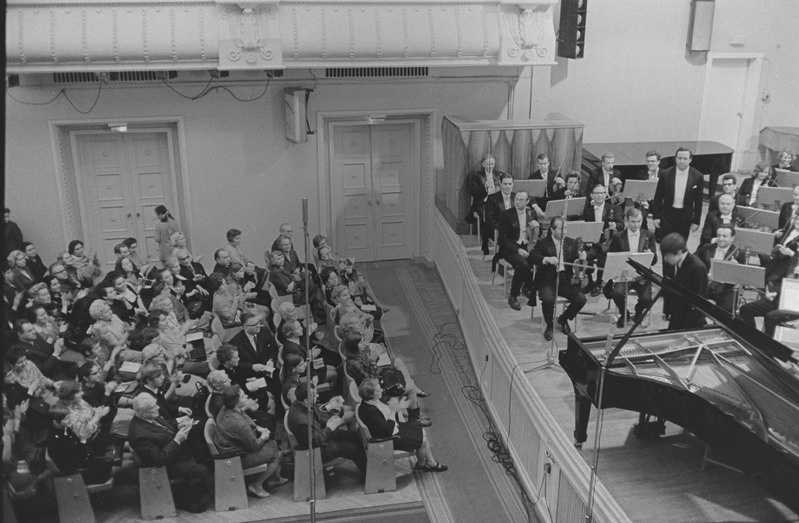 III Üleliiduline pianistide konkurss, Estonia kontserdisaal, 1969, pildil: Arkadi Seridov – lõppvoor