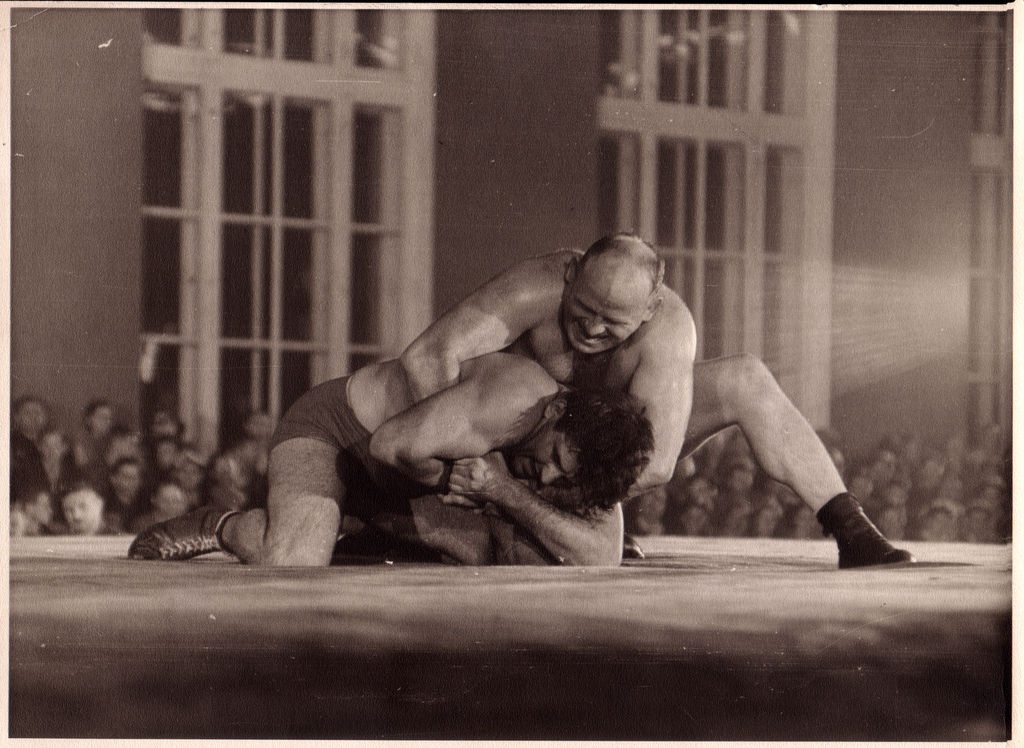 Maadlevad Johannes Kotkas ja Ivan Bogdan