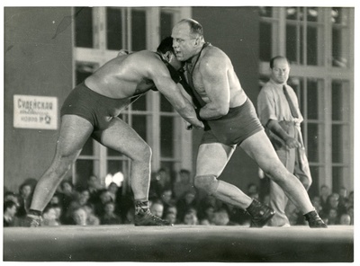 Maadlevad Johannes Kotkas ja Ivan Bogdan  similar photo