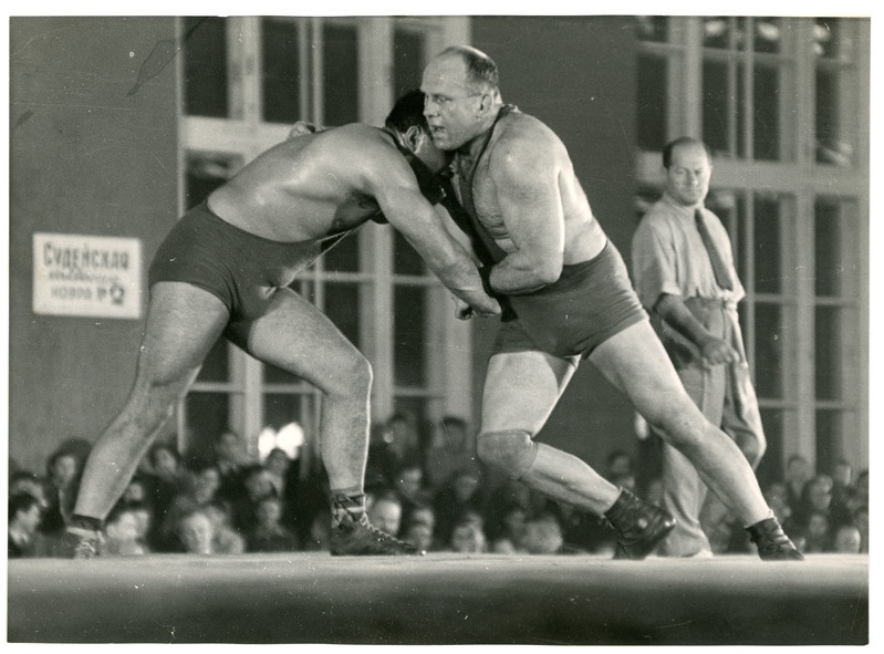 Maadlevad Johannes Kotkas ja Ivan Bogdan