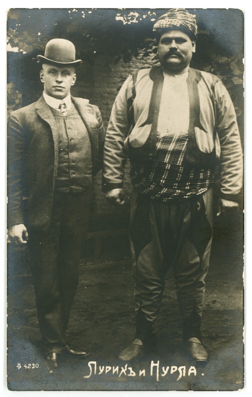 Maadlejad Georg Lurich ja Nourlah
